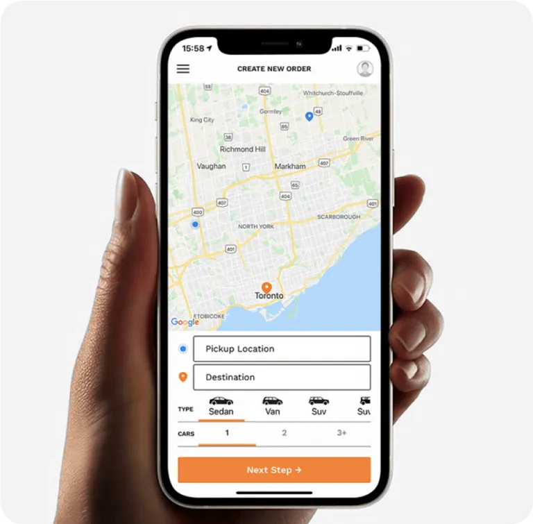 LiftNGo mobile app